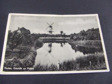 Tholen,Sint Philipsland. Gezicht op de oude molen